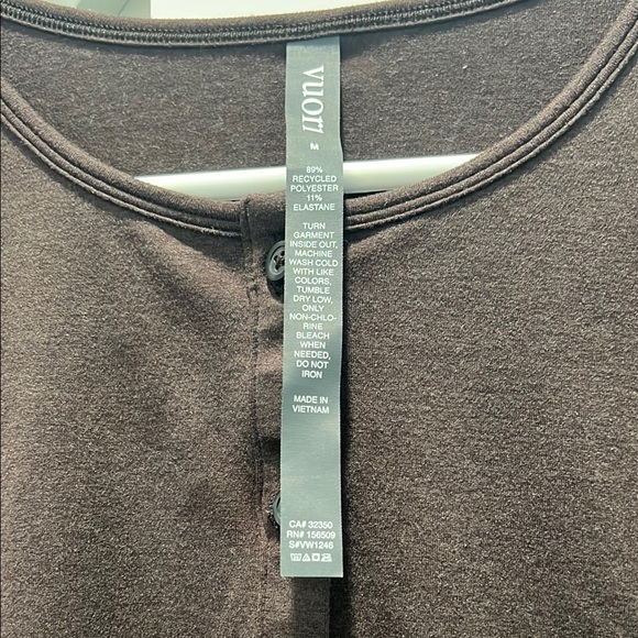 Brown Vuori button top - Picture 2 of 3